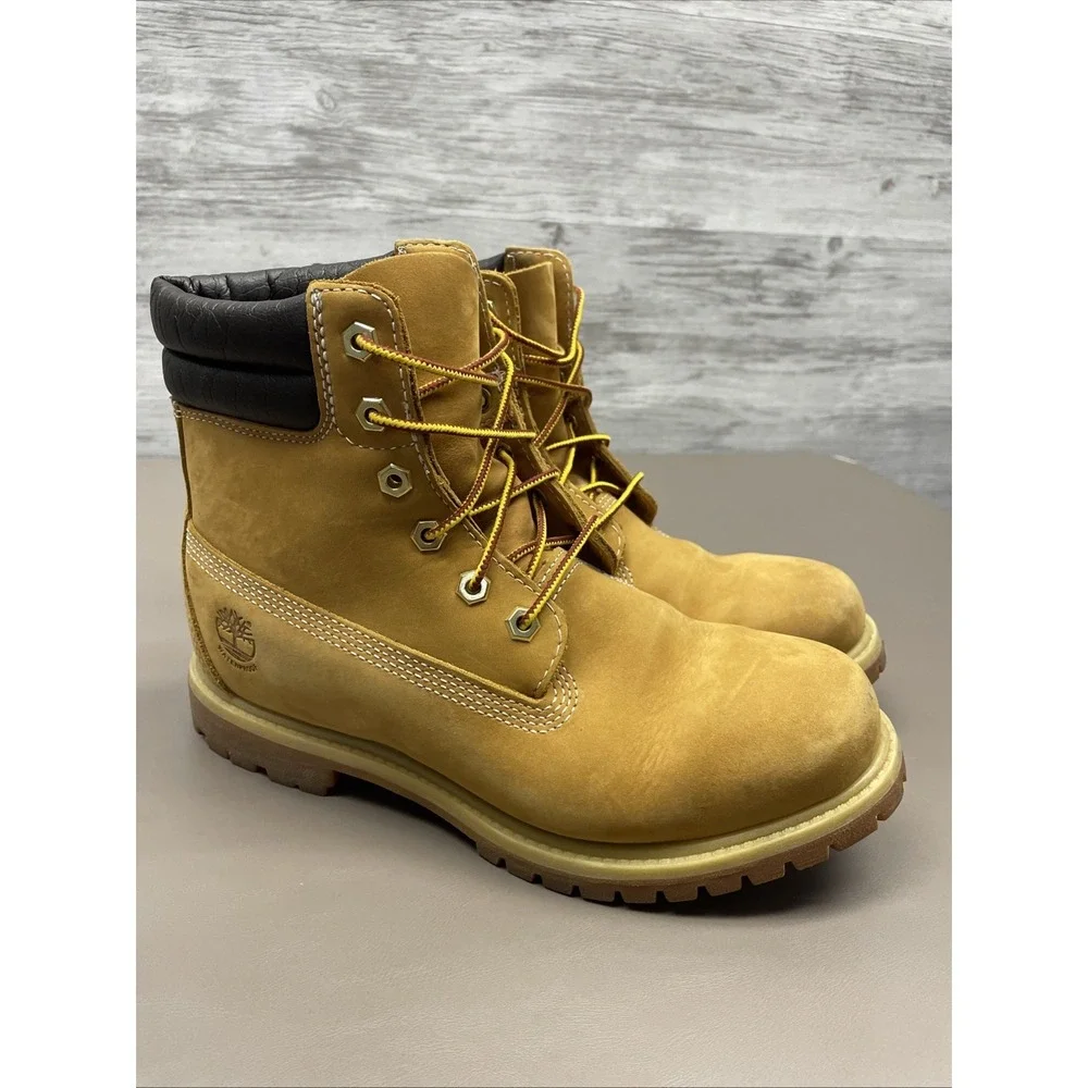 Timberland Waterville Double Collar Women Boots Size 9 Style 42687 A1740 Wheat